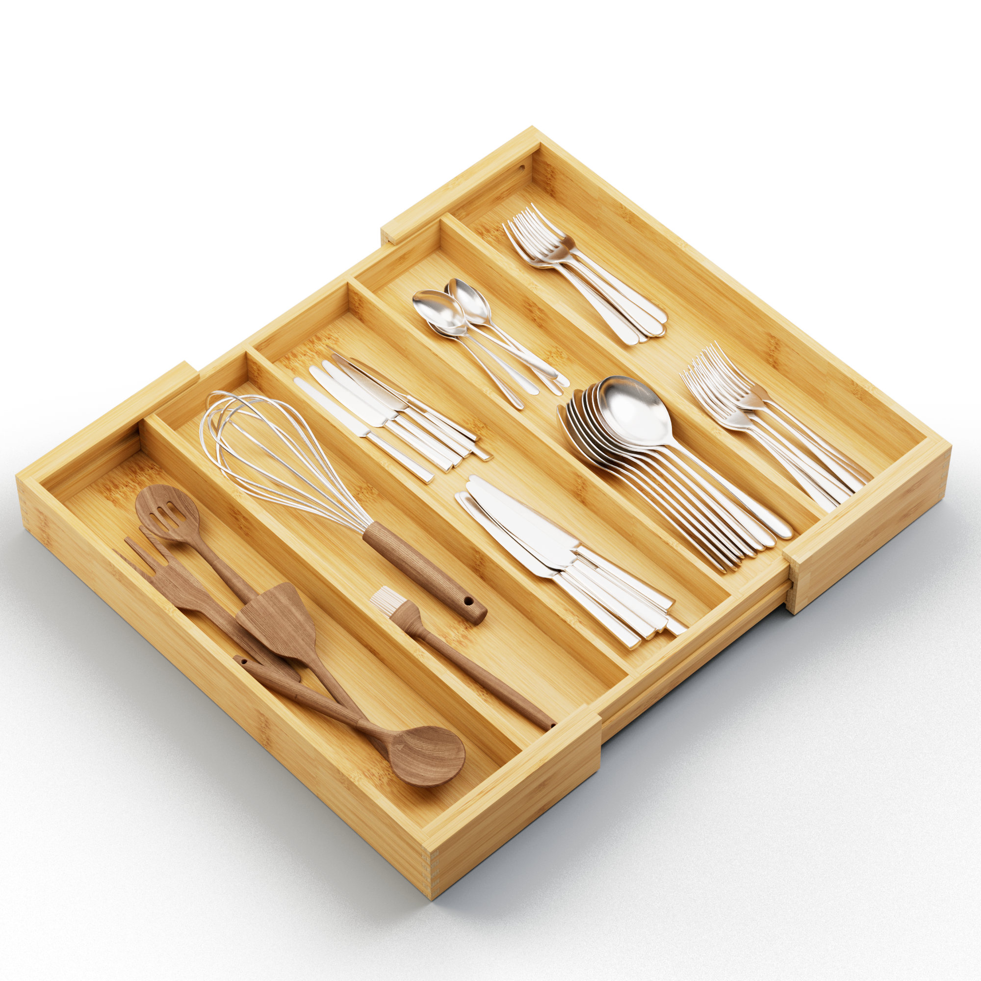 Union Rustic Kalvar 2.4" H x 18" W x 13" D Flatware & Kitchen Utensils